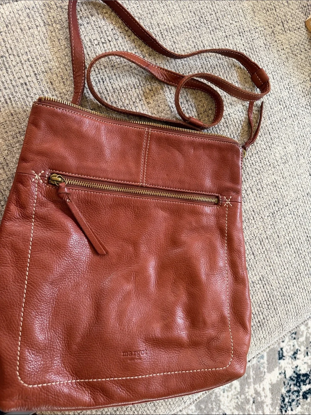 margot Leather Crossbody or Backpack Bag in Rust Brown (8)